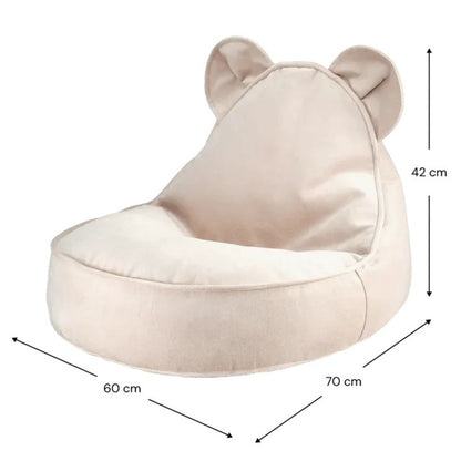 Bear Beanbag, Dusty Beige - PRE ORDER