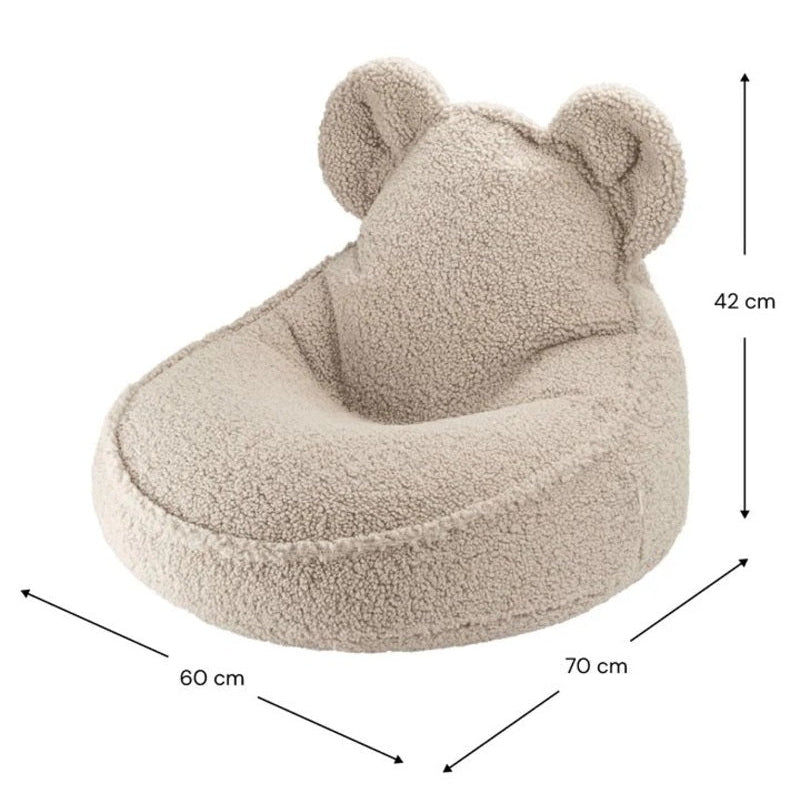 Bear Beanbag, Biscuit - PRE ORDER