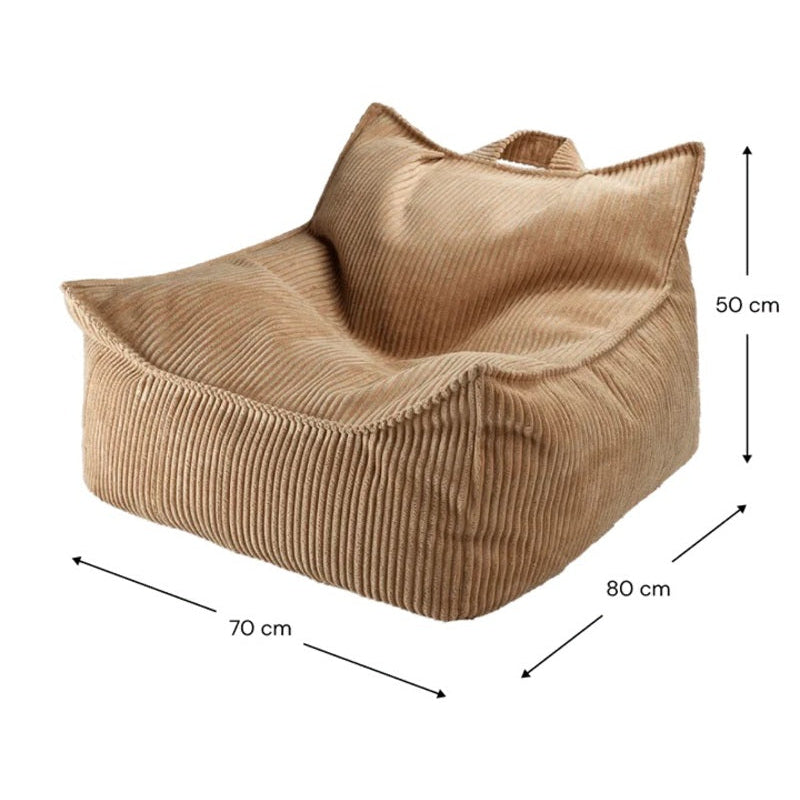 Beanbag Chair, Toffee - PRE ORDER