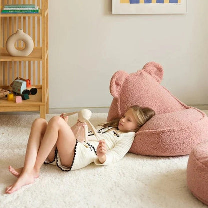 Bear Beanbag, Guava - PRE ORDER
