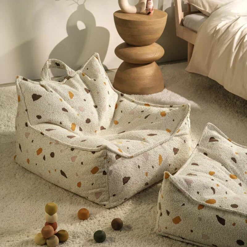 Beanbag Chair, Terrazzo Marble - PRE ORDER