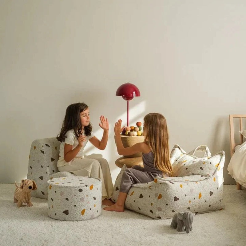 Beanbag Chair, Terrazzo Marble - PRE ORDER