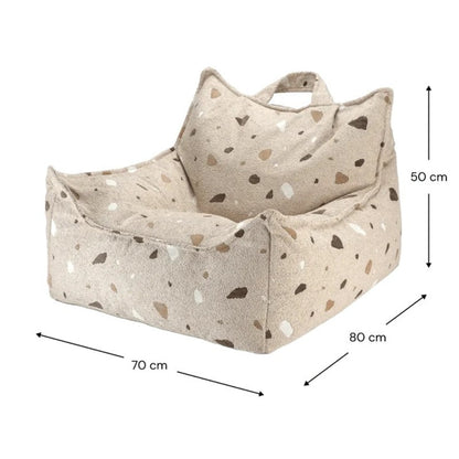 Beanbag Chair, Terrazzo Sand - PRE ORDER