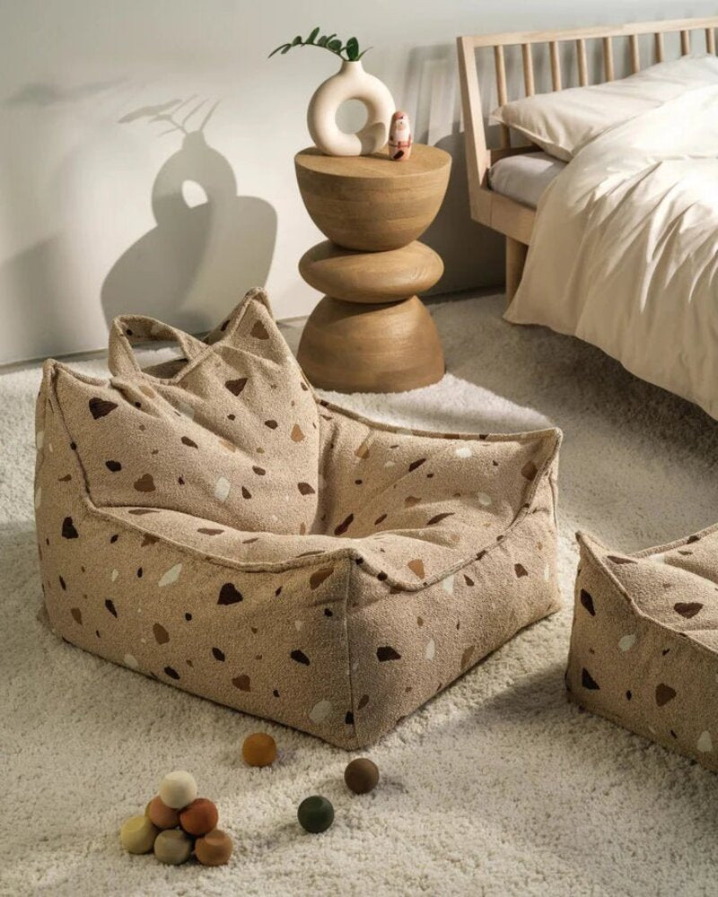Beanbag Chair, Terrazzo Sand - PRE ORDER