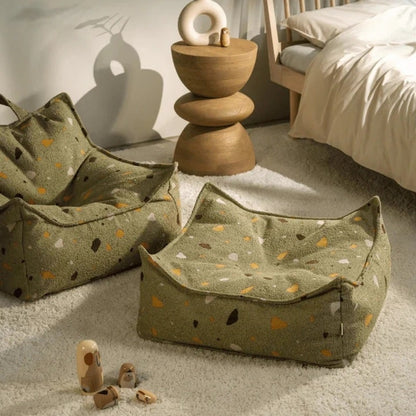 Beanbag Chair, Terrazzo Moss - PRE ORDER