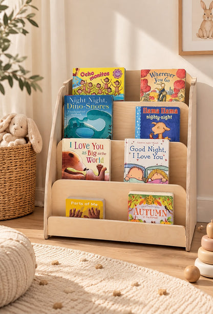 PRE ORDER Custom-Made Wooden  Montessori Bookshelf