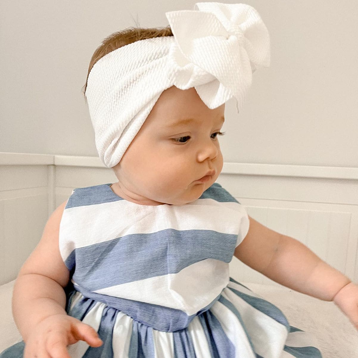 Nelly Dress Stripe Blue
