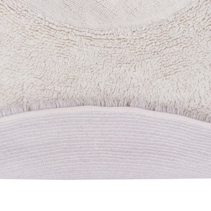 Woolable rug Arctic Circle - Sheep White - Round