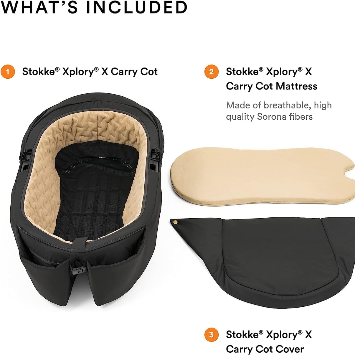 Xplory X Carry Cot Signature Gold