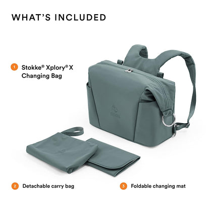 Xplory X Changing Bag	Cool Teal