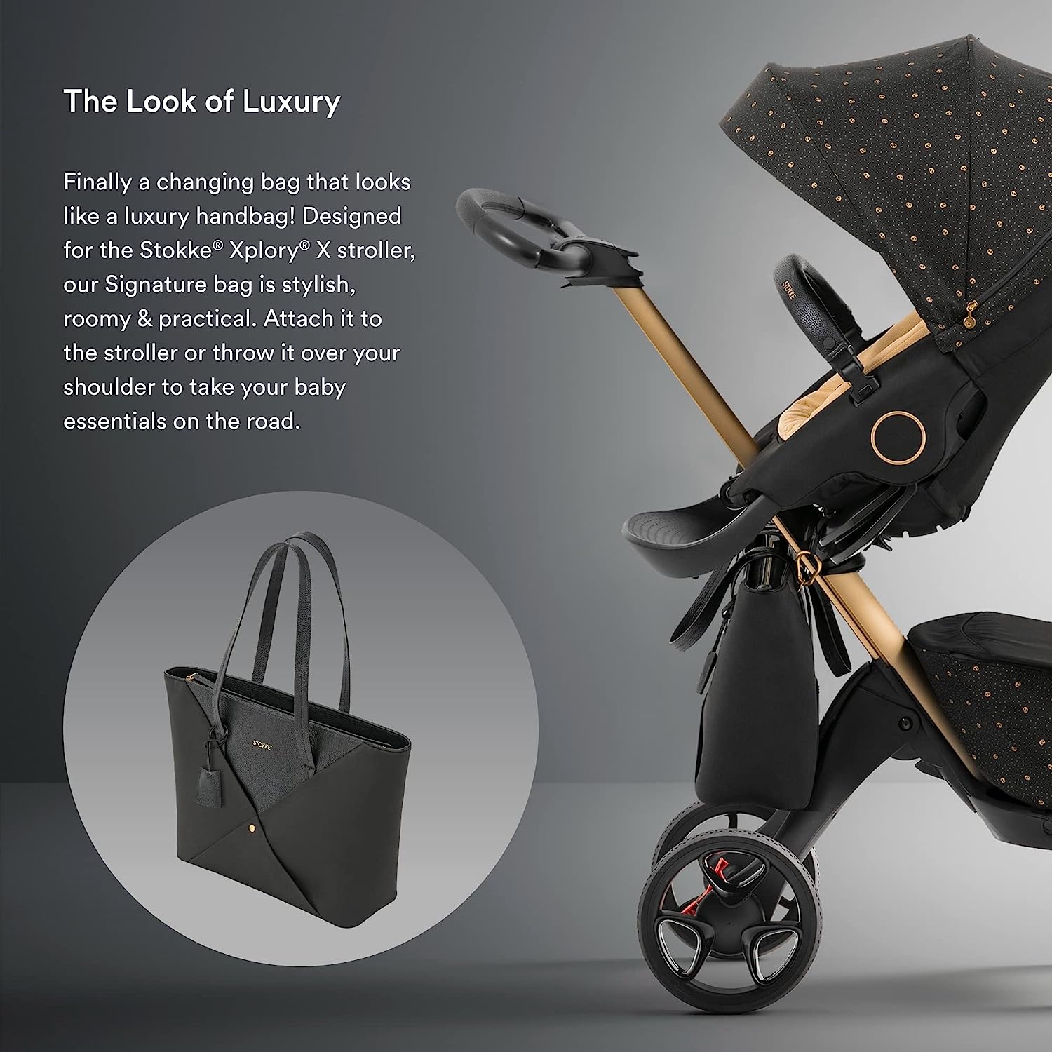 stokke xplory signature black Xplory X Changing Bag