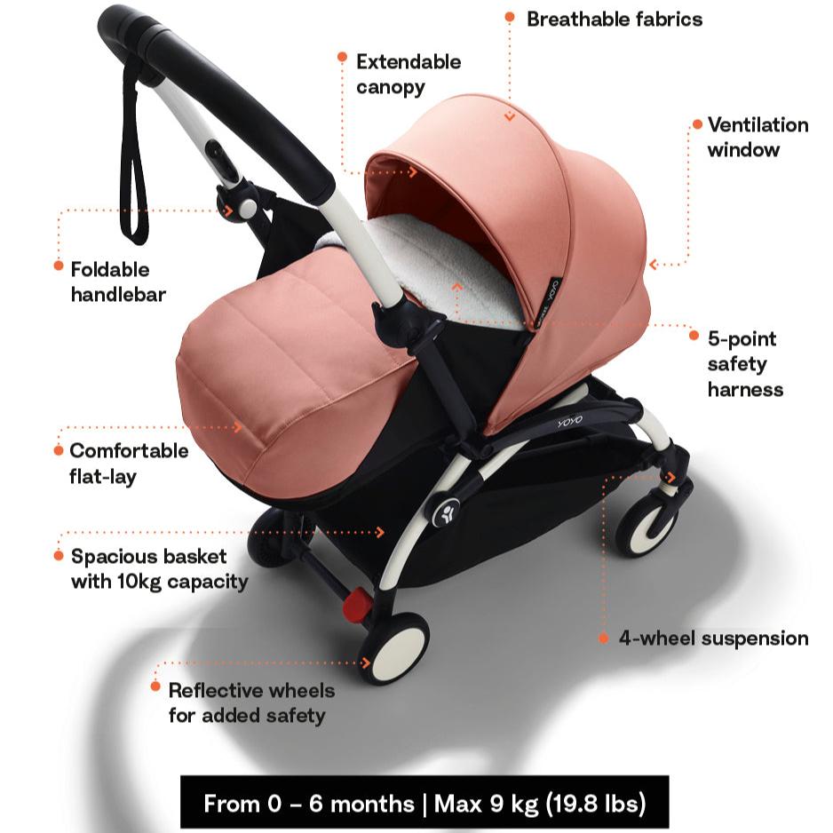 Stokke® YOYO³ 0+ Frame with Newborn Pack Set