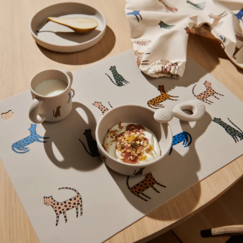 Vivi Printed Tableware Set Leopard Multi Mix