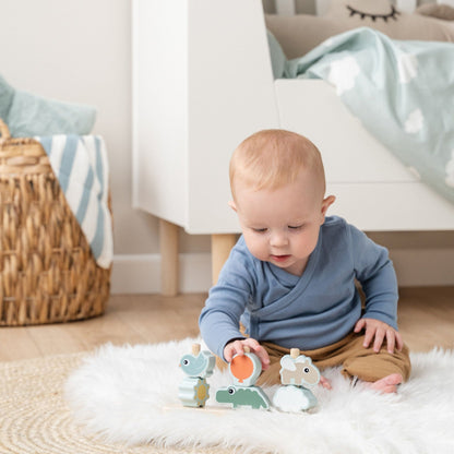 Done By Deer Stacking Toy Happy Clouds Colour Mix