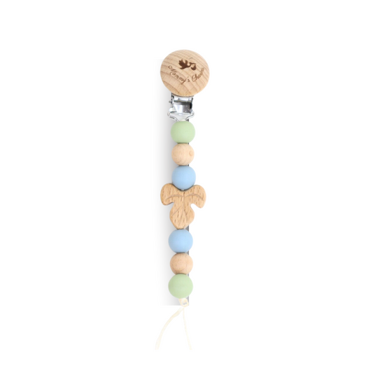 Autumn Pacifier Clip Blue