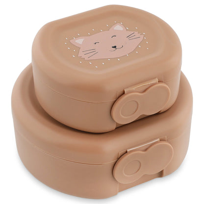 Snack box with clip - 2pcs - Mrs. Cat
