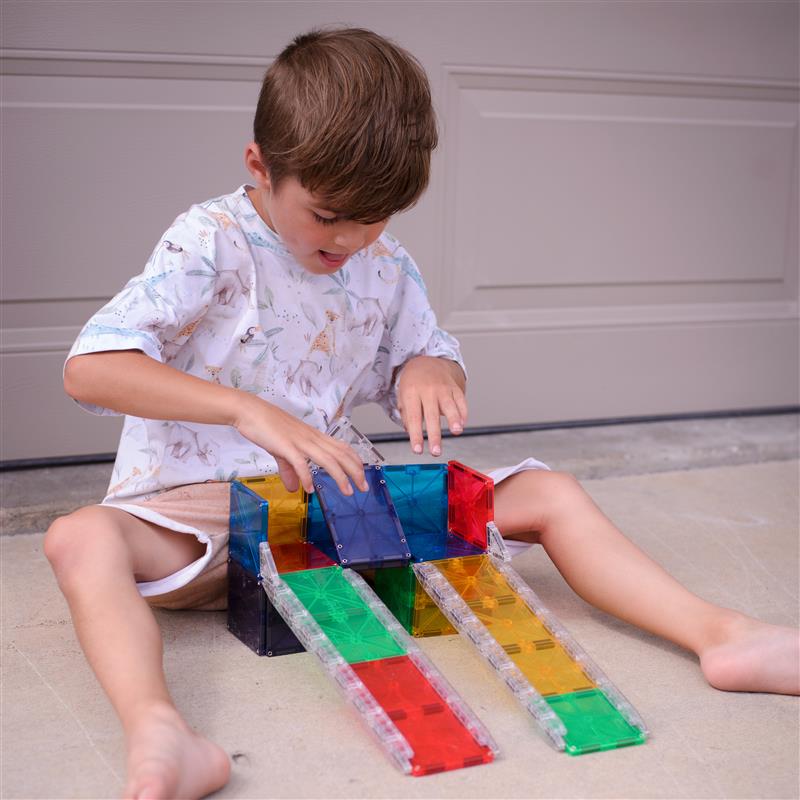Rail Racers 33-Piece Magnetic Construction Set
