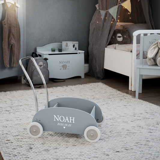 Learn To Walk Stroller Named Blue(Personalised) PRE ORDER