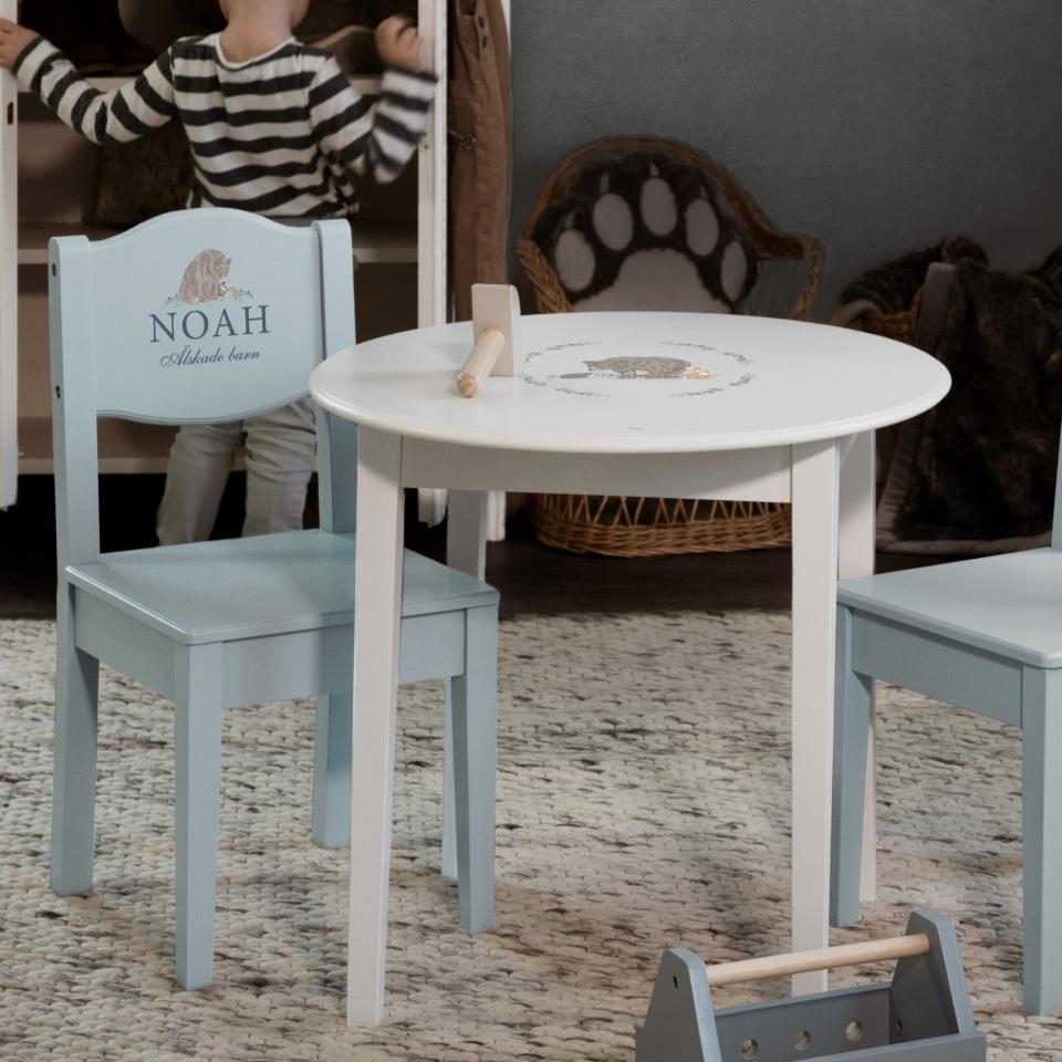 Table & Chairs Blue - Nordic(Personalised) PRE ORDER