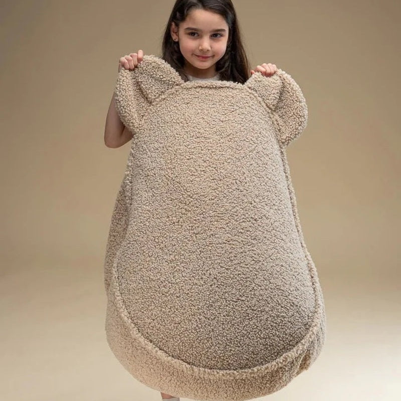 Bear Beanbag, Biscuit - PRE ORDER