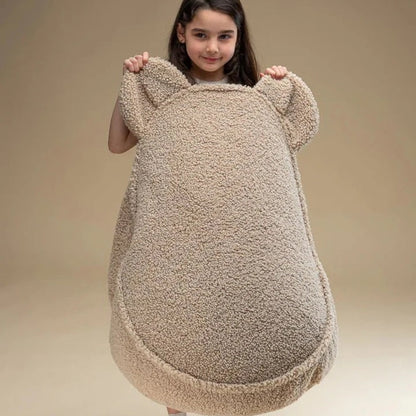 Bear Beanbag, Biscuit - PRE ORDER
