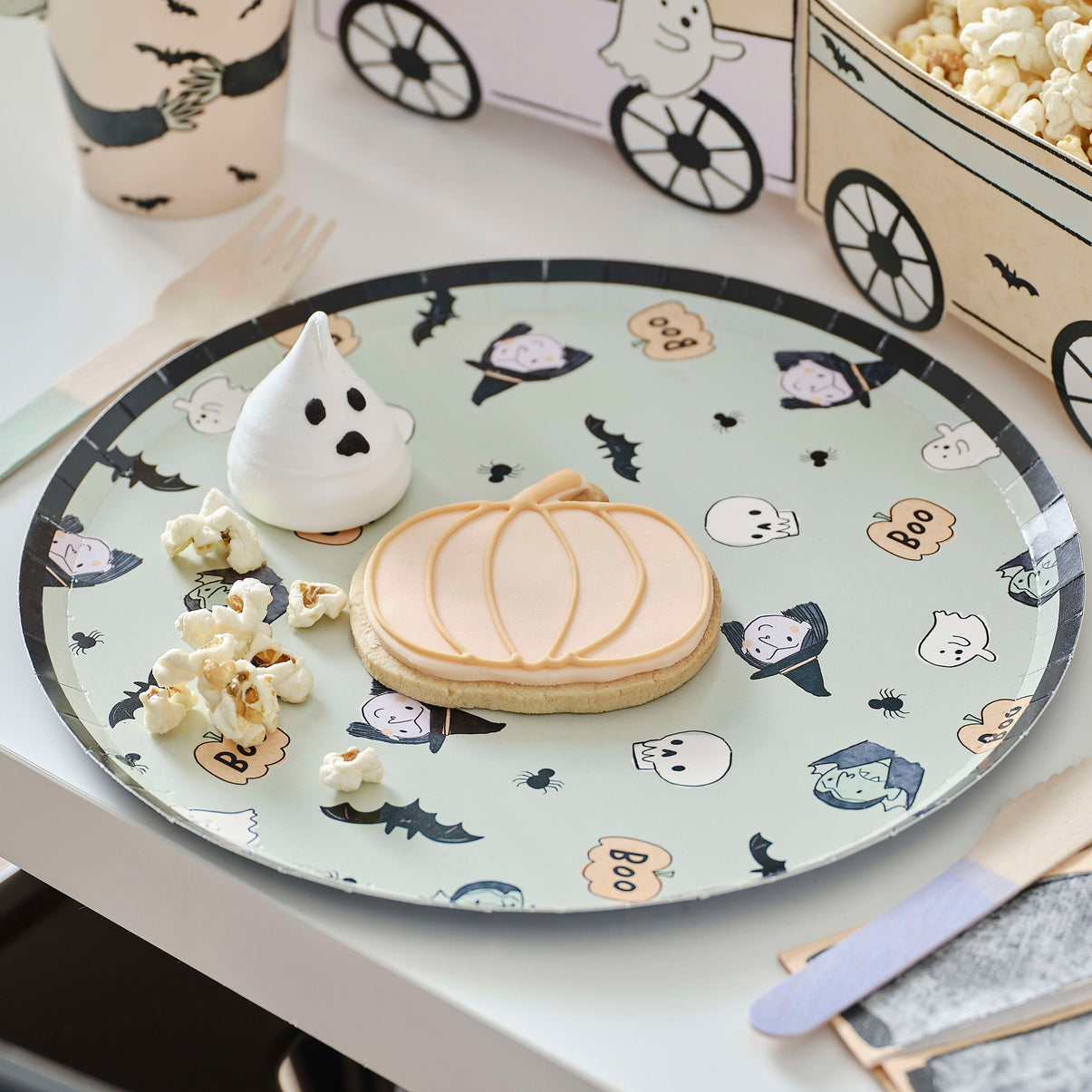 Paper Plate - Boo Crew Characters