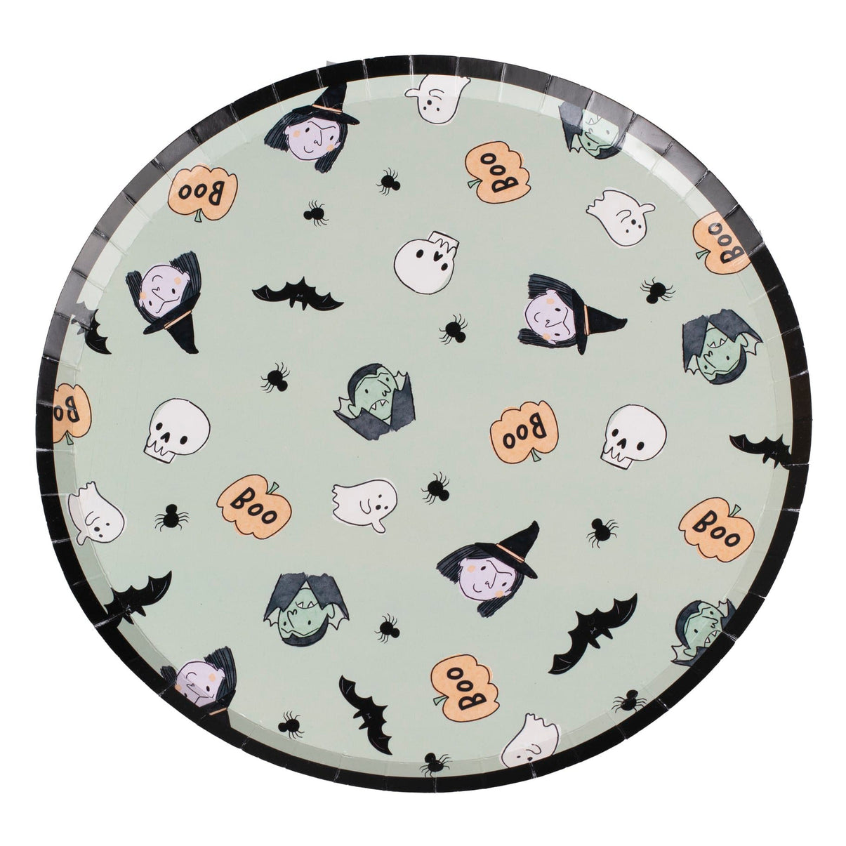 Paper Plate - Boo Crew Characters