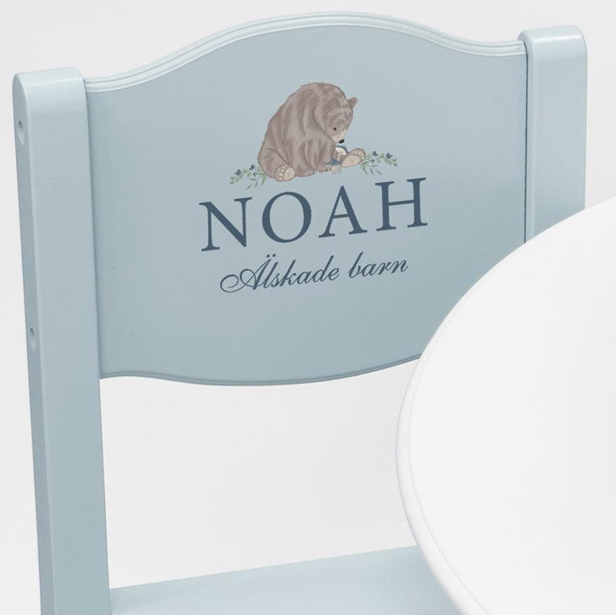 Table & Chairs Blue - Nordic(Personalised) PRE ORDER