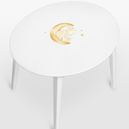 Table & Chairs Bunny White - Dream - (Personalised) PRE ORDER