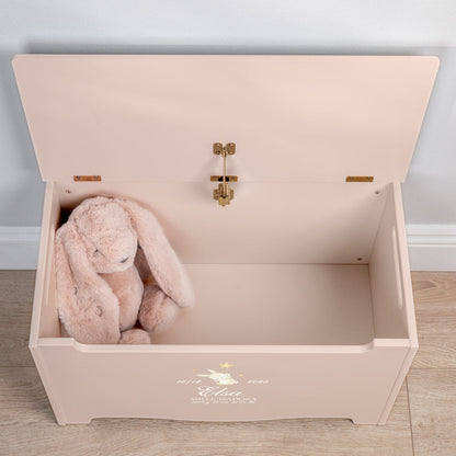 Keepsake Storage Chest Named Bunny Pink - Dream(Personalised) PRE ORDER