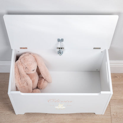Storage Chest Named Bunny White- Dream(Personalised) PRE ORDER