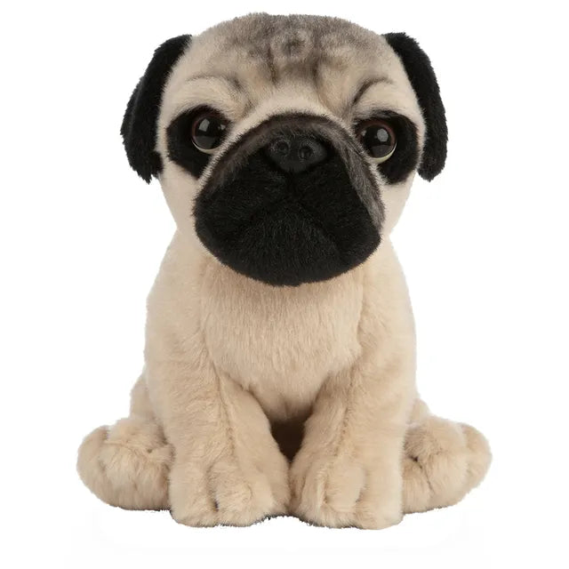 Pug Puppy Plush Toy - Beige - 18cm