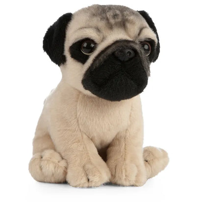 Pug Puppy Plush Toy - Beige - 18cm