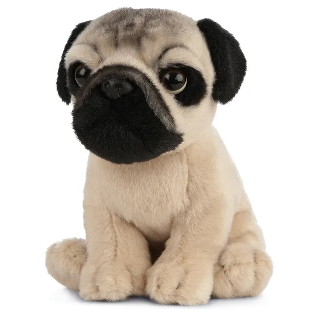 Pug Puppy Plush Toy - Beige - 18cm