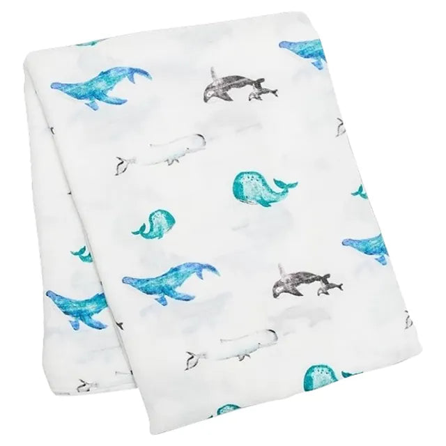 Bamboo Swaddle - Whales