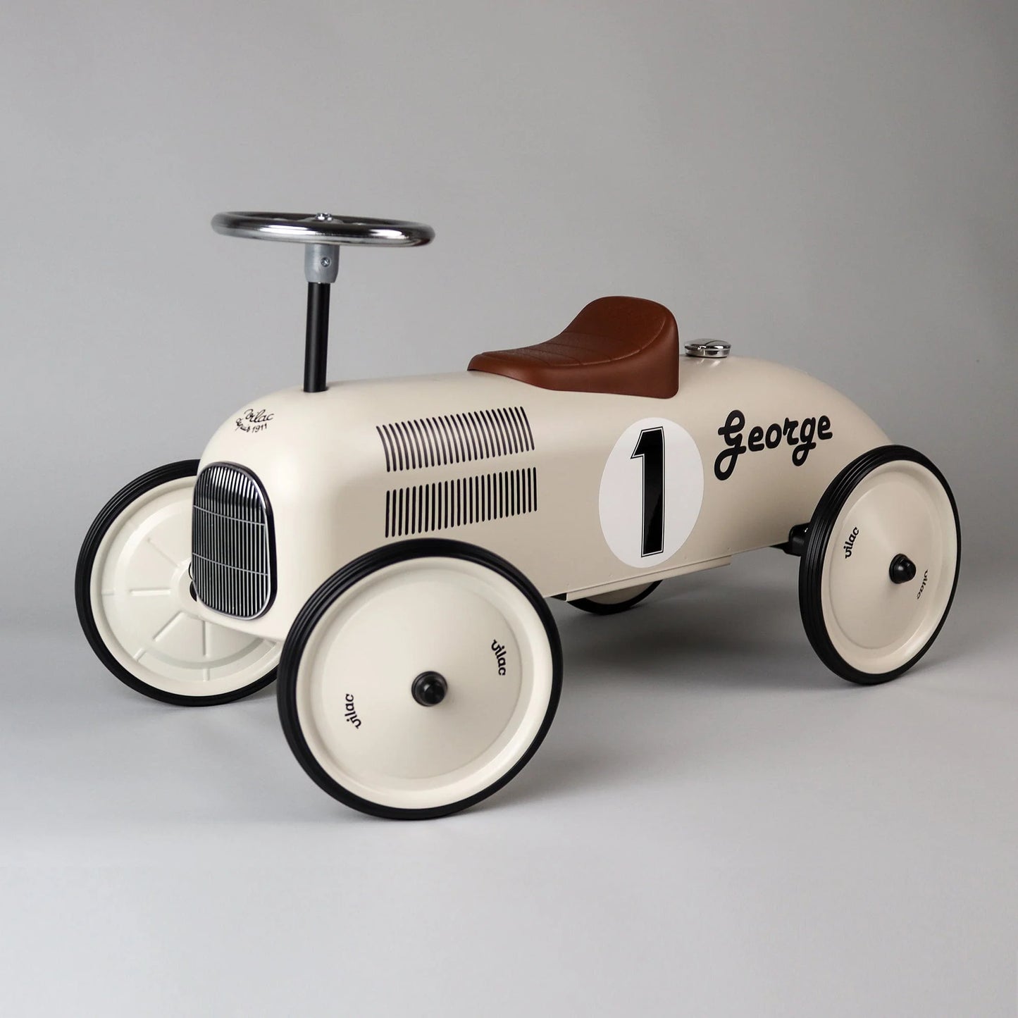 Creme Vintage Ride on Car