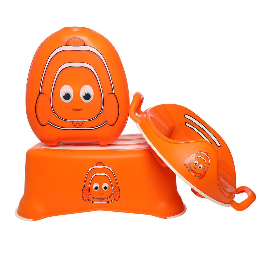 My Carry Potty, Trainer Seat & Step Stool- Clownfish