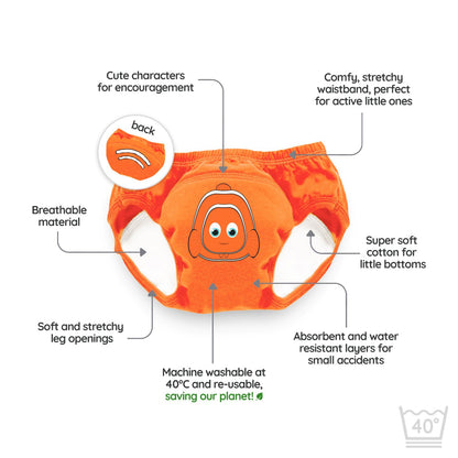My Carry Potty with Training Pants Clownfish
