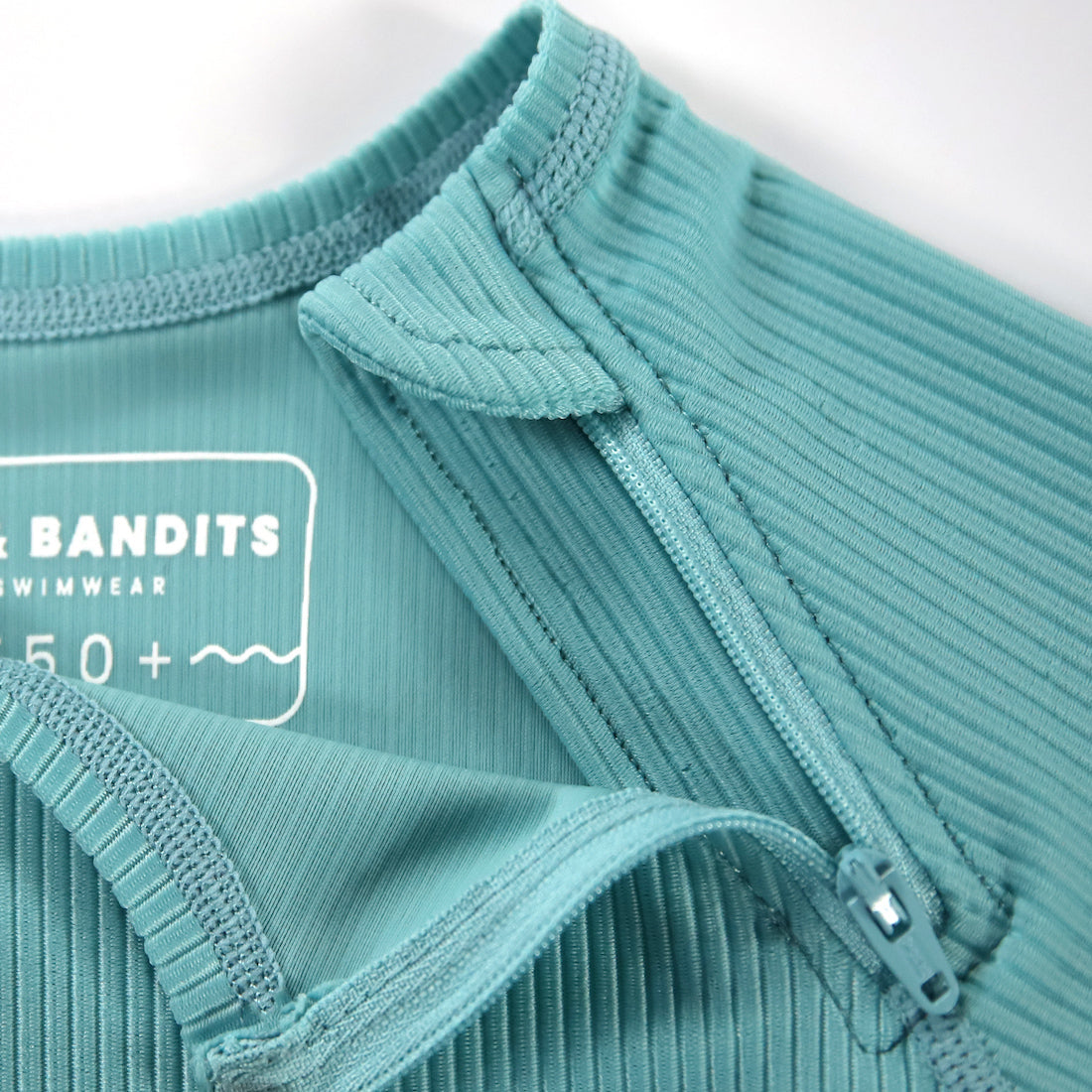 Coastal Ribbed Long Sleeve Swim Tee
