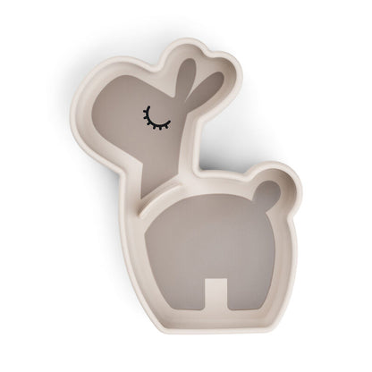 Silicone Stick&Stay Snack Plate Lalee Sand