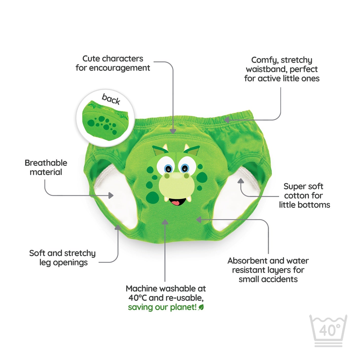 My Carry Potty with Training Pants Dinosaur