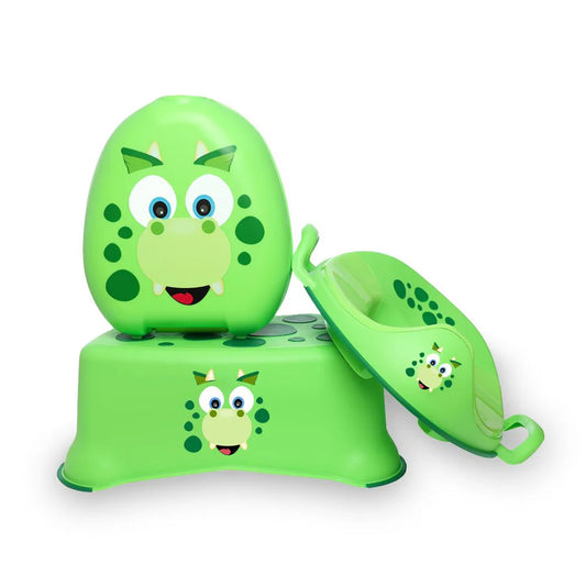 My Carry Potty, Trainer Seat & Step Stool- Dinosaur