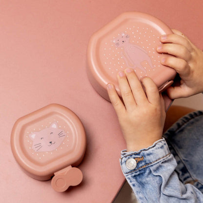 Snack box with clip - 2pcs - Mrs. Cat