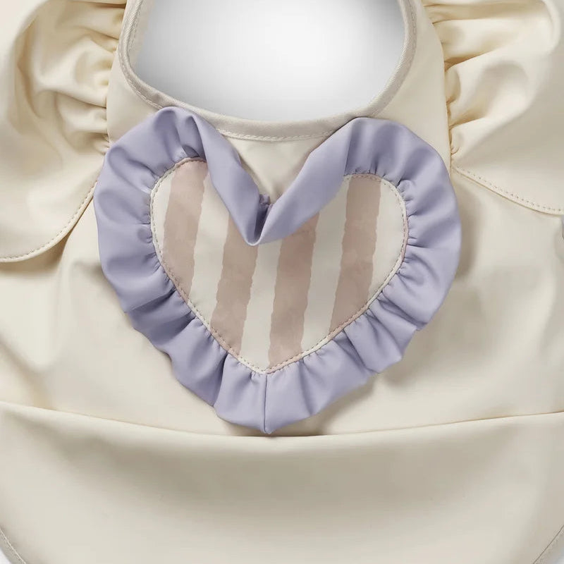 Baby Bib - Oat White