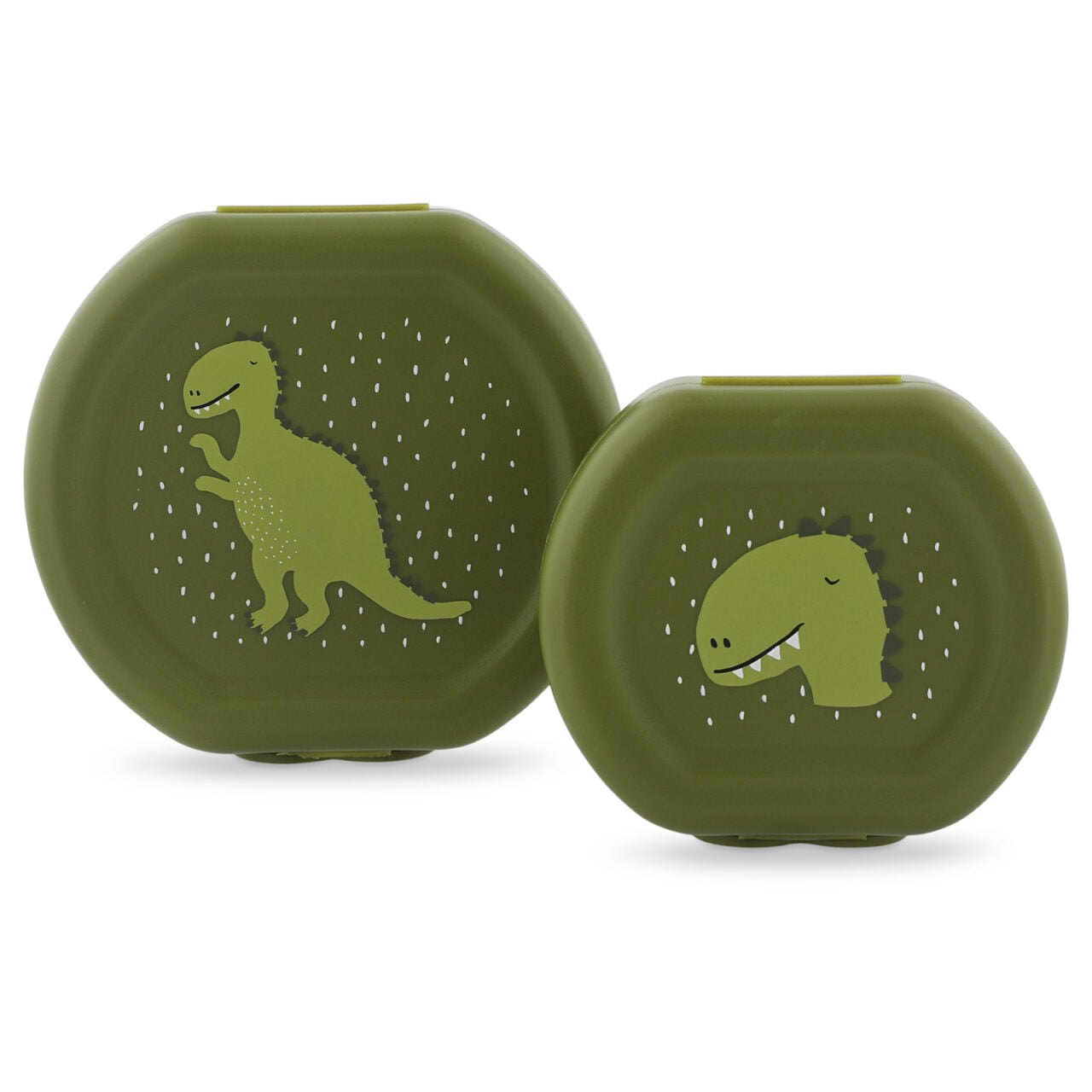 Snack box with clip - 2pcs - Mr. Dino