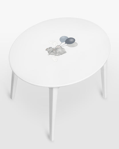 Table & Chairs Elephant White - Dream - (Personalised) PRE ORDER