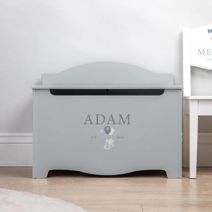 Storage Chest Named Elephant Blue - Dream(Personalised) PRE ORDER