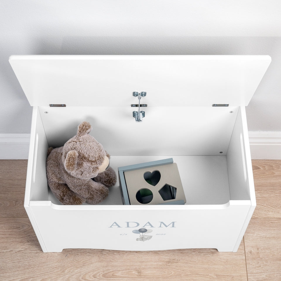 Storage Chest Named Elephant White - Dream(Personalised) PRE ORDER