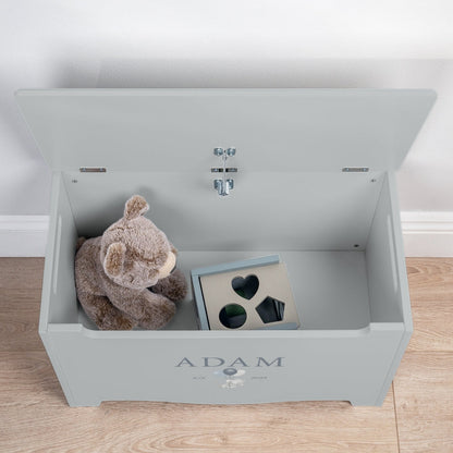 Storage Chest Named Elephant Blue - Dream(Personalised) PRE ORDER