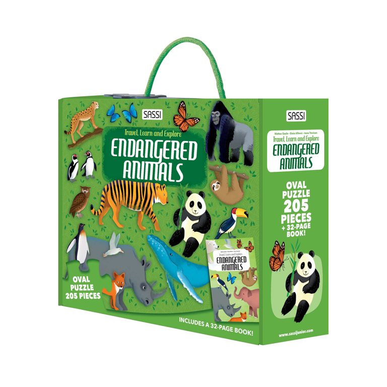 Puzzle - Travel, Learn & Explore - Endangered Animals